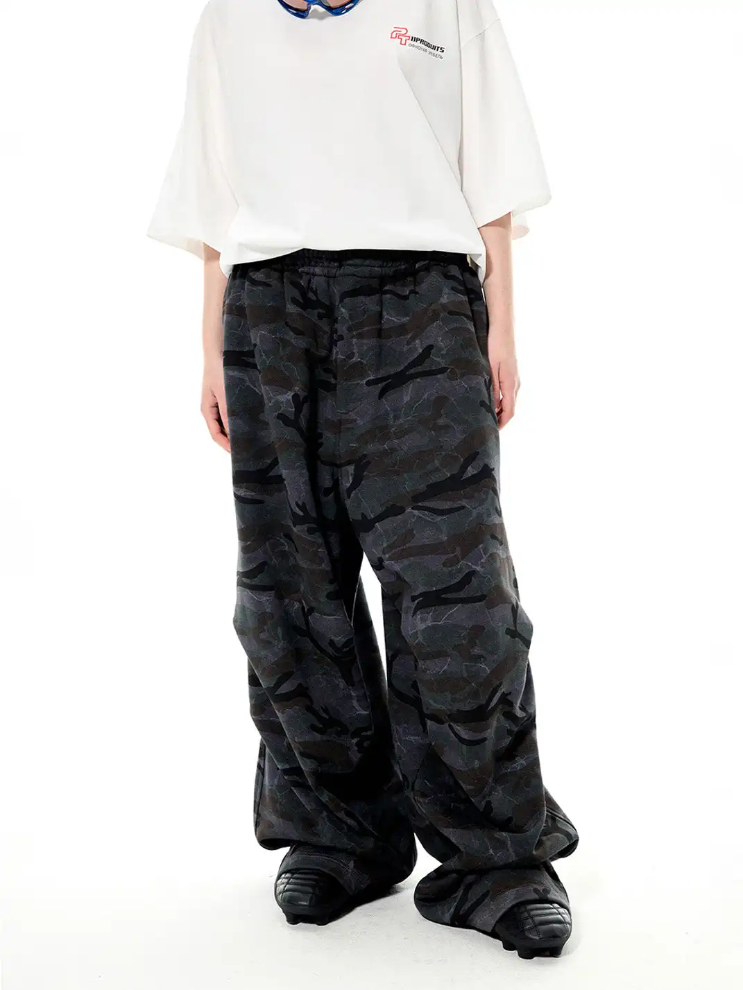 UNKNOWNWORLD | Camo Baggy Sweatpants