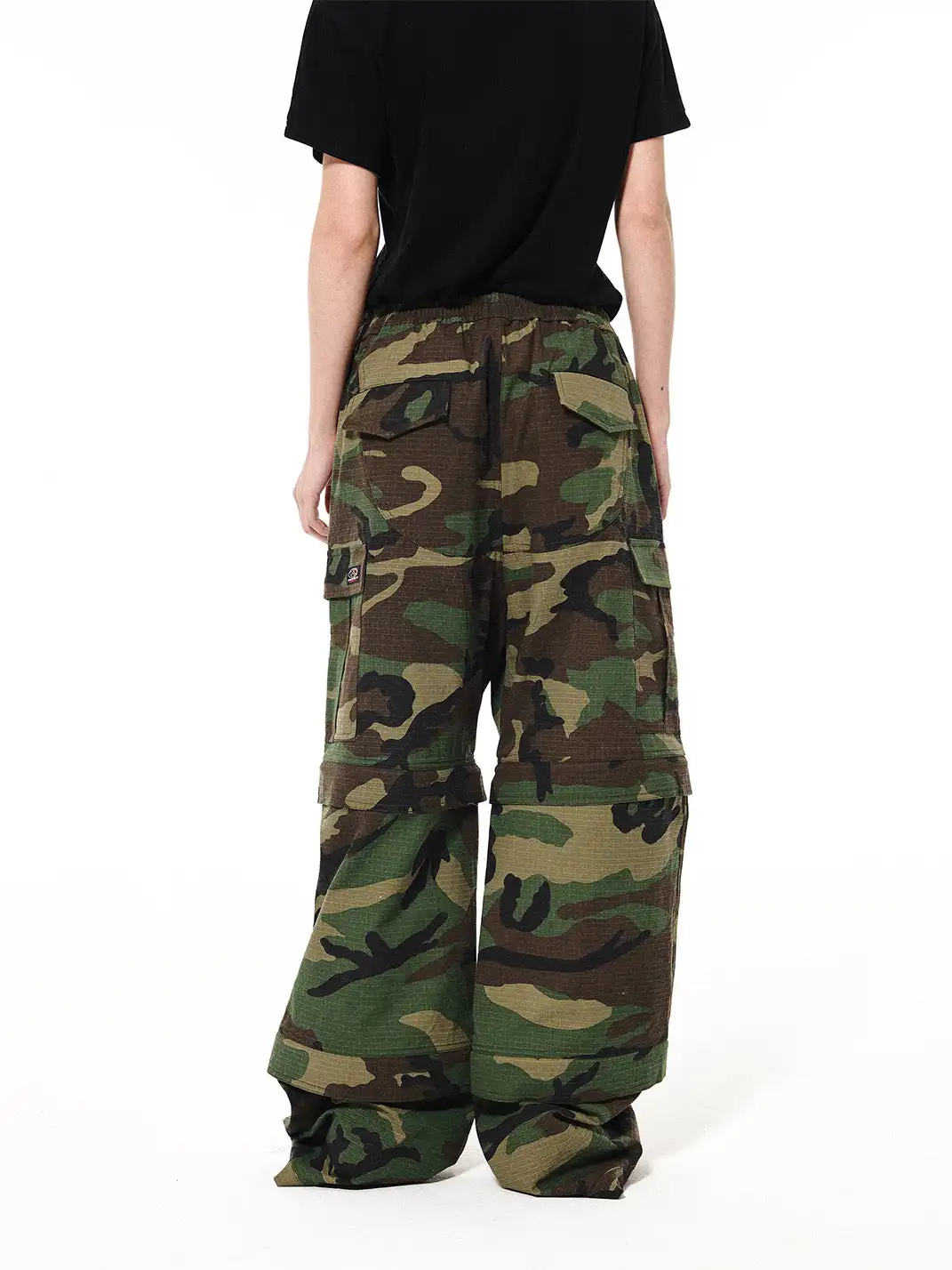 UNKNOWNWORLD | Camo Removable Legs Cargo Pants