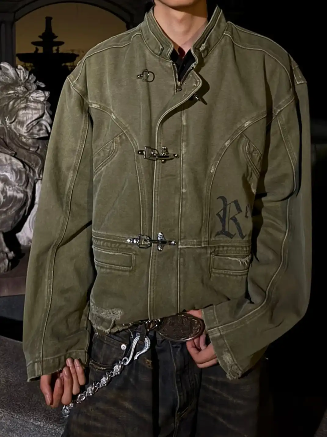 REGEN ZONE | "UNICORN CREST" Buckle Closure Jacket