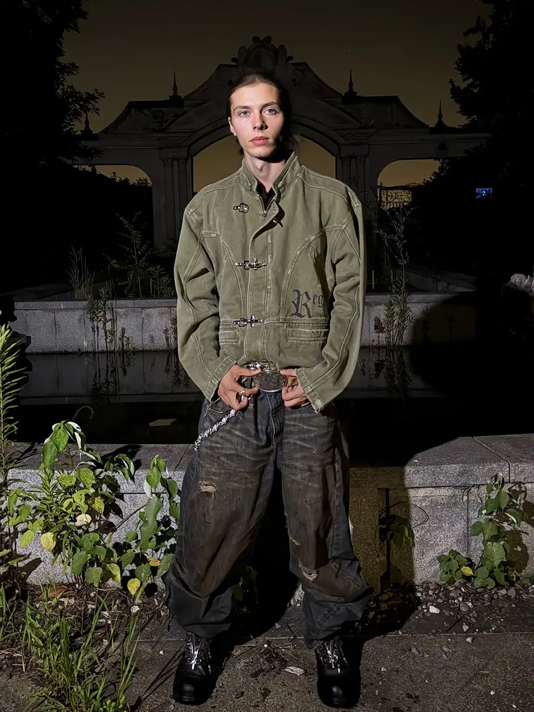 REGEN ZONE | "UNICORN CREST" Buckle Closure Jacket
