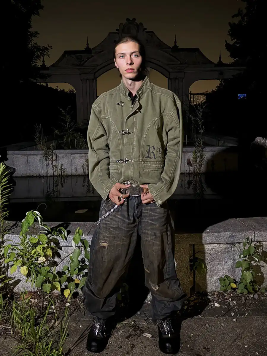 REGEN ZONE | "UNICORN CREST" Buckle Closure Jacket - 3