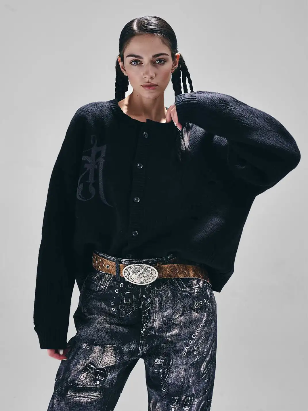 REGEN ZONE | Distressed American Flag Sweater