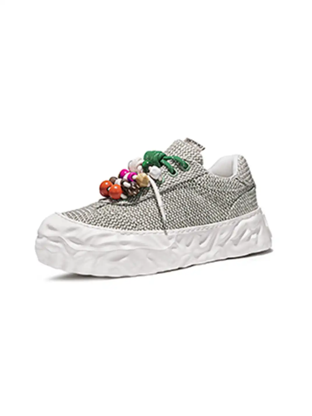 SALAXI | "WHEAT" Woven Chunky Sneaker
