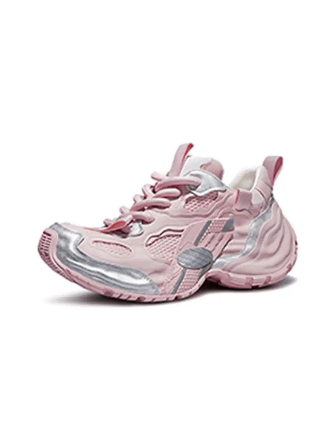 SALAXI | "FLUX FORM" Metallic Chunky Sneaker