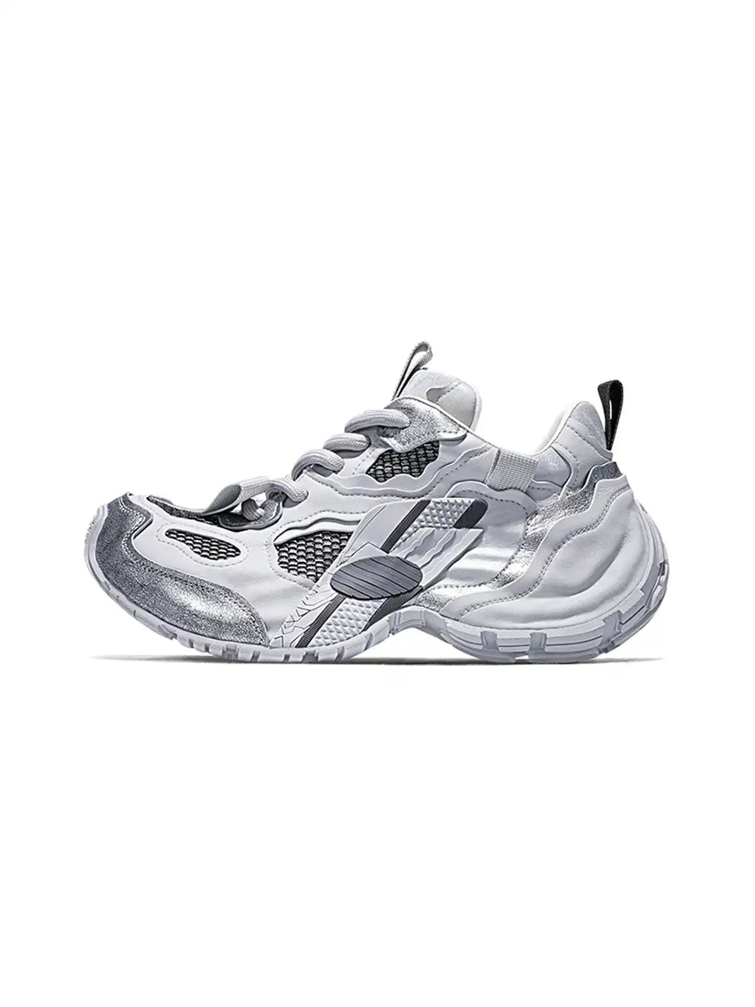 SALAXI | "FLUX FORM" Metallic Chunky Sneaker