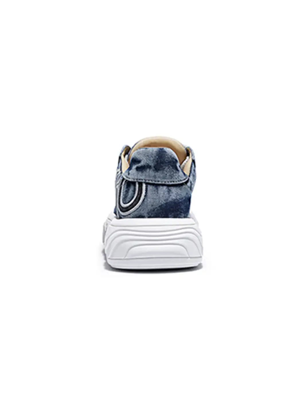 SALAXI | "OWL 2.0" Ripped Denim Skate Sneaker