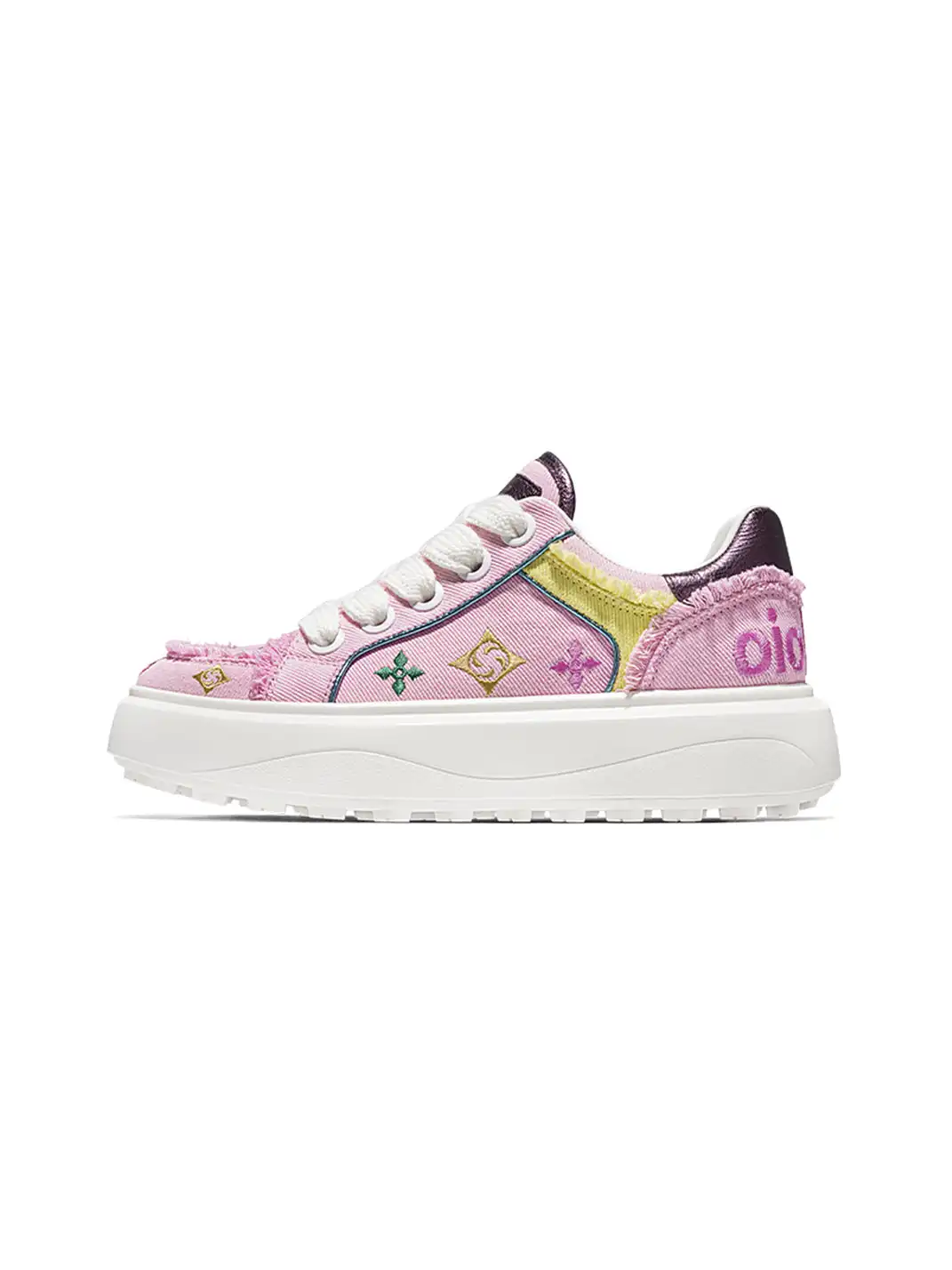 SALAXI | Embrossed Logo Chunky Skate Sneaker