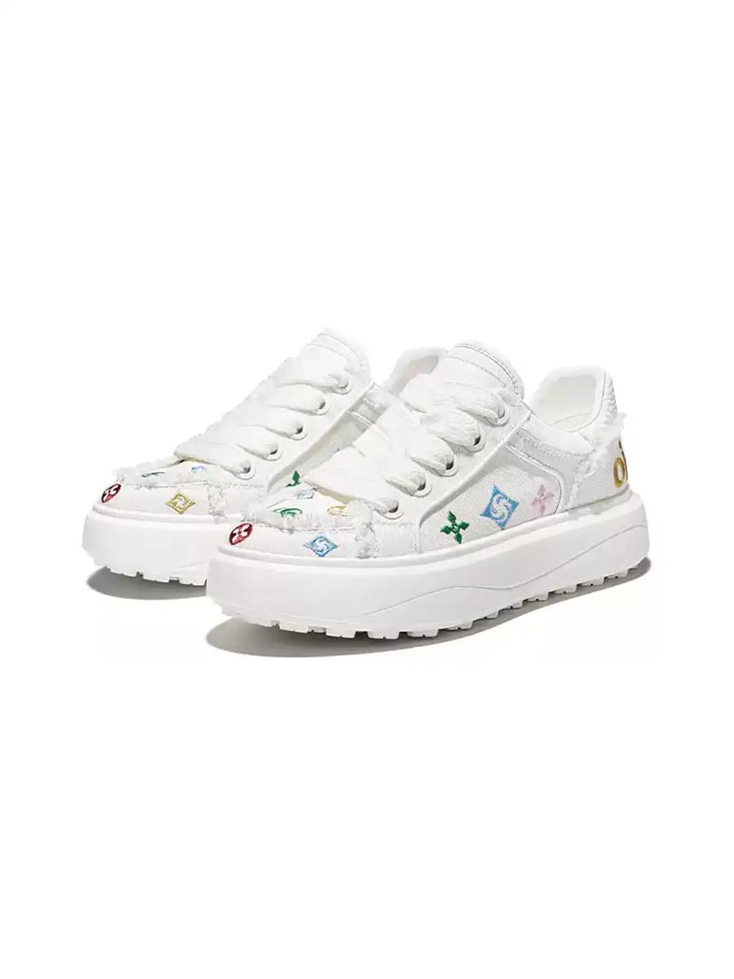SALAXI | Embrossed Logo Chunky Skate Sneaker