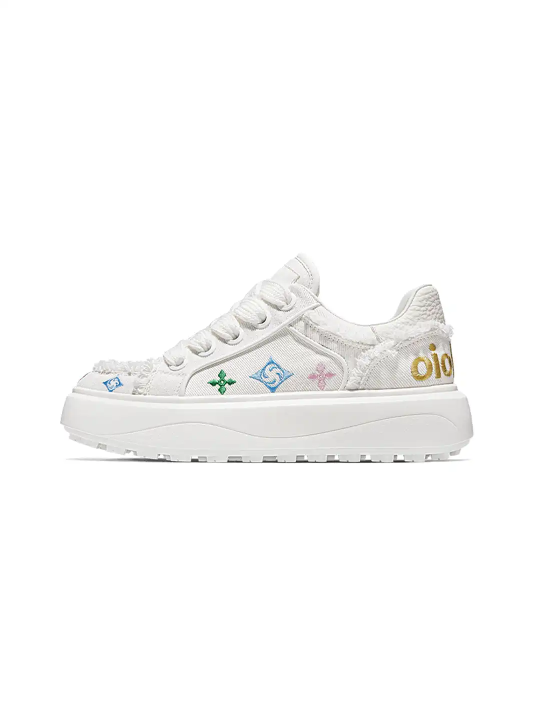 SALAXI | Embrossed Logo Chunky Skate Sneaker