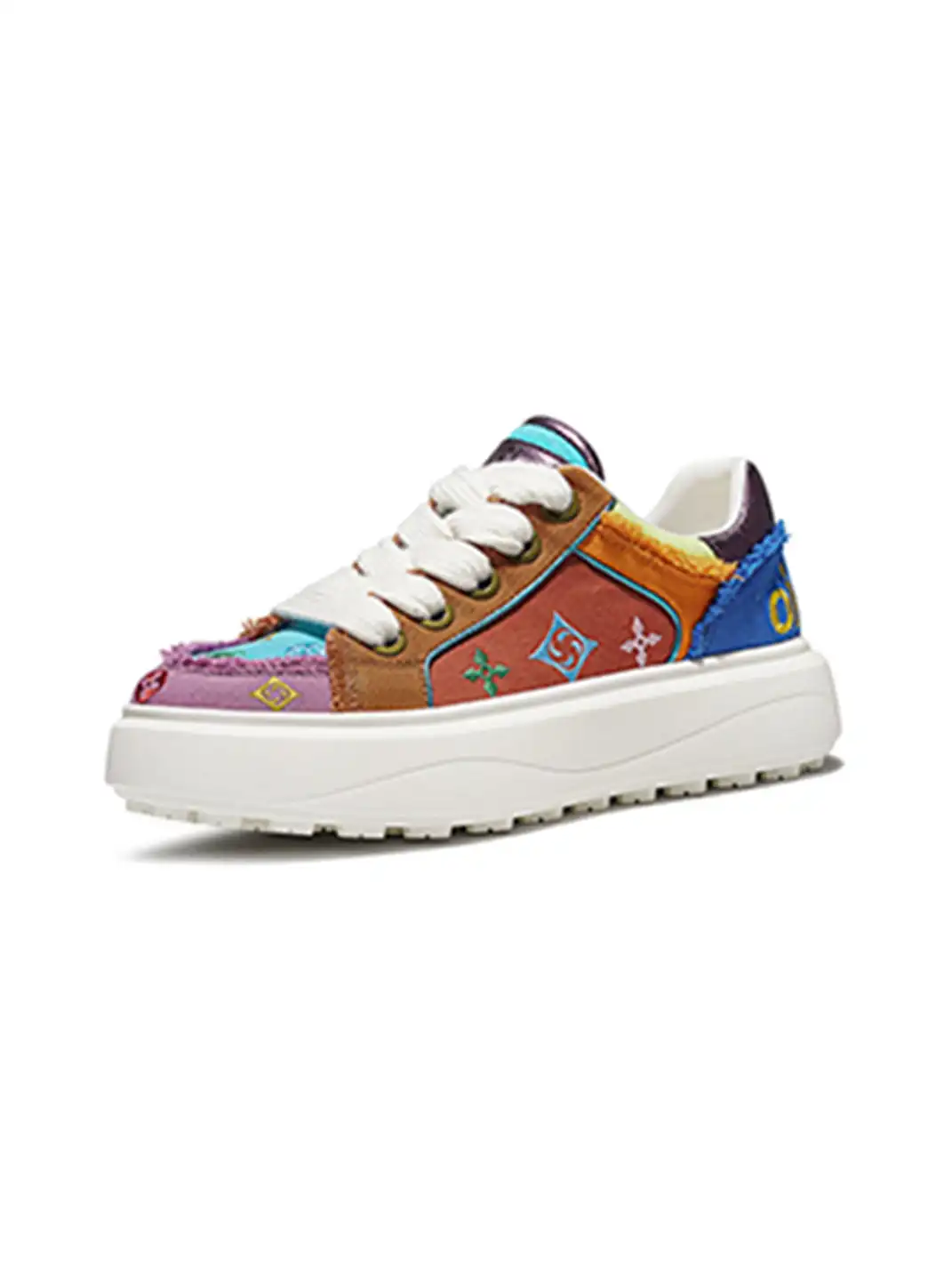 SALAXI | Embrossed Logo Chunky Skate Sneaker