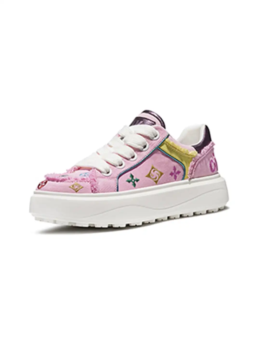SALAXI | Embrossed Logo Chunky Skate Sneaker