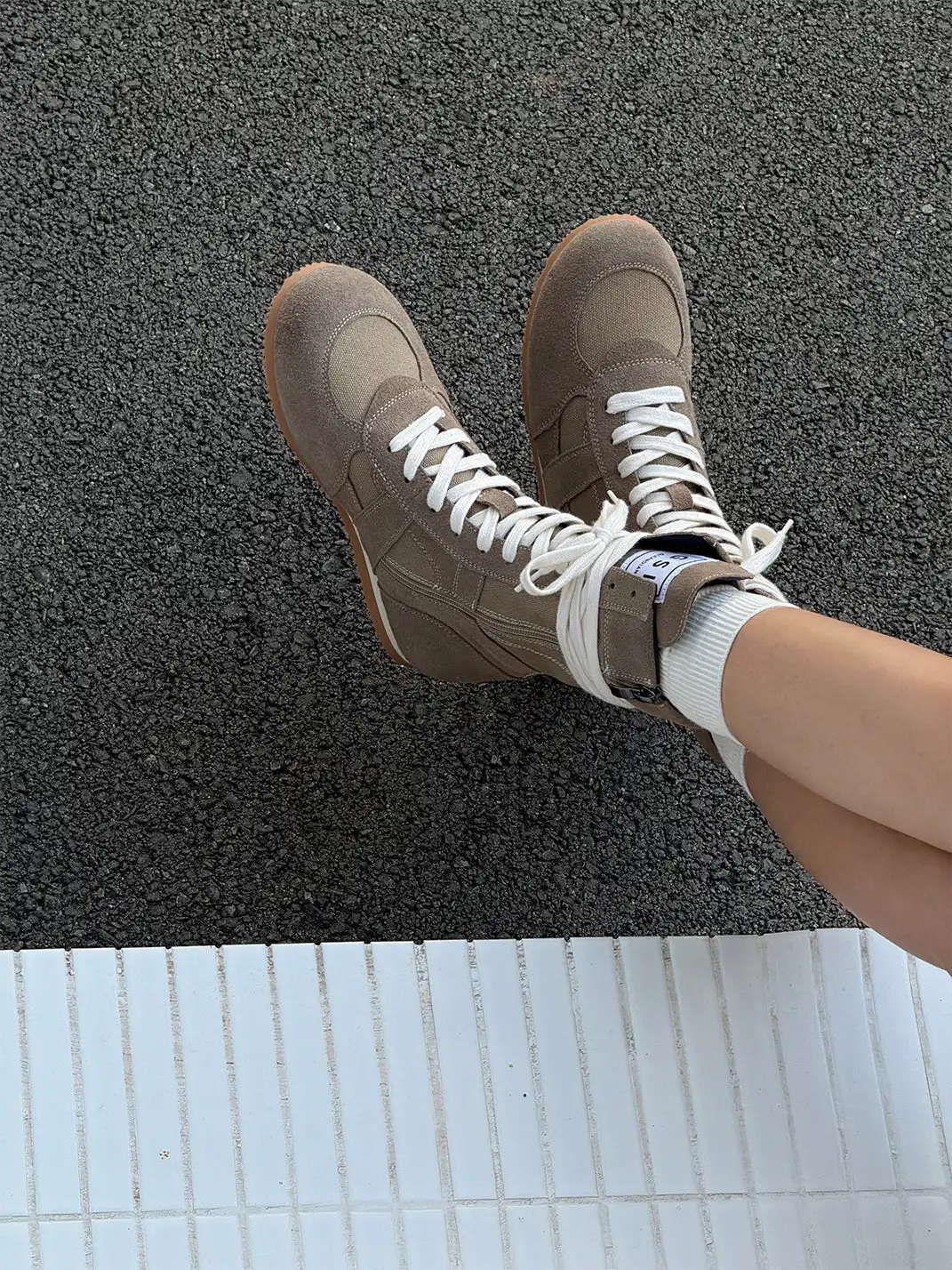 GSL | "Knockout" Hybrid Boxing Trainer Boots-Khaki