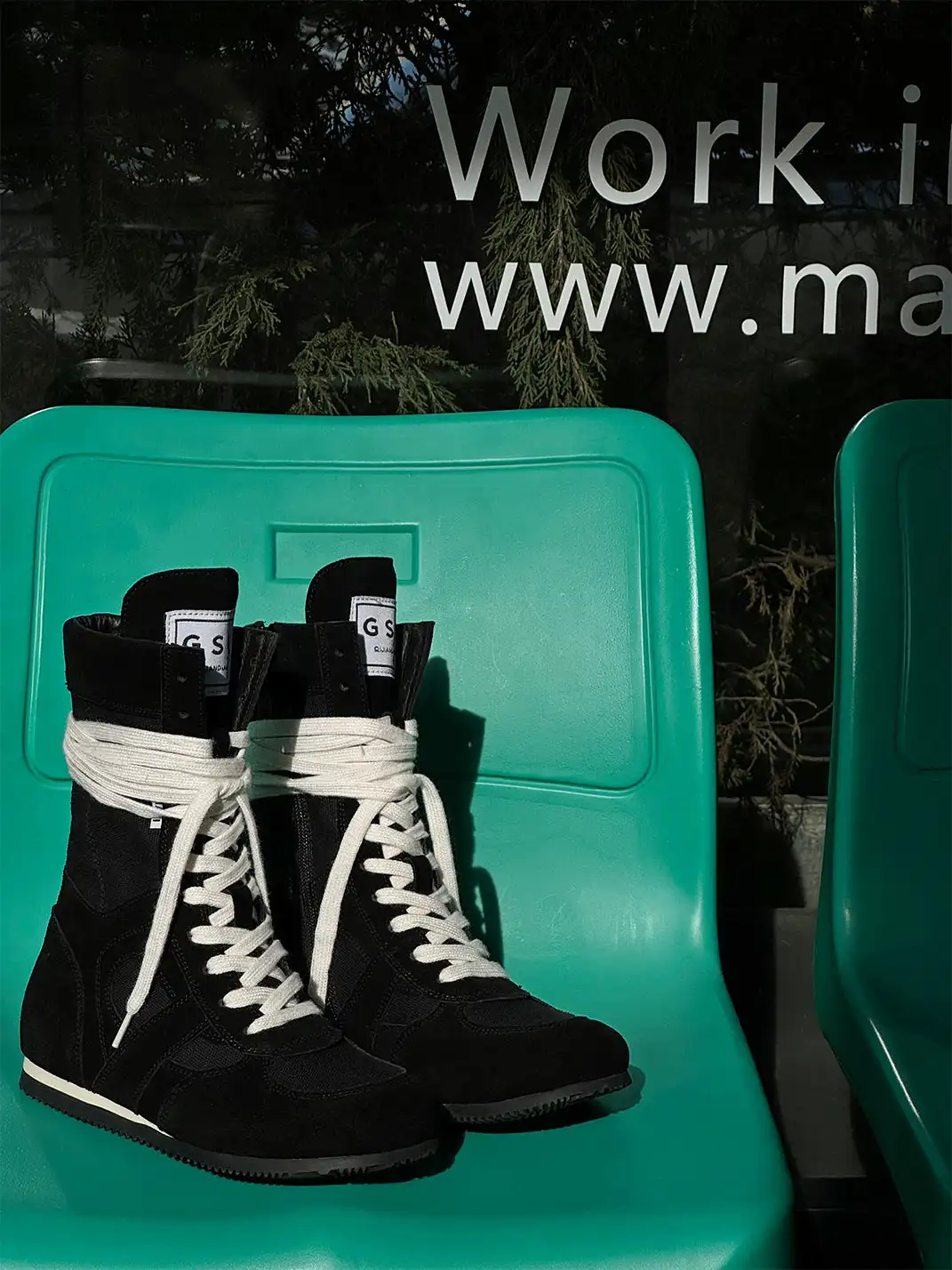 GSL | "Knockout" Hybrid Boxing Trainer Boots-Black