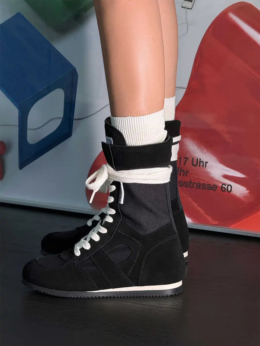 GSL | "Knockout" Hybrid Boxing Trainer Boots-Black