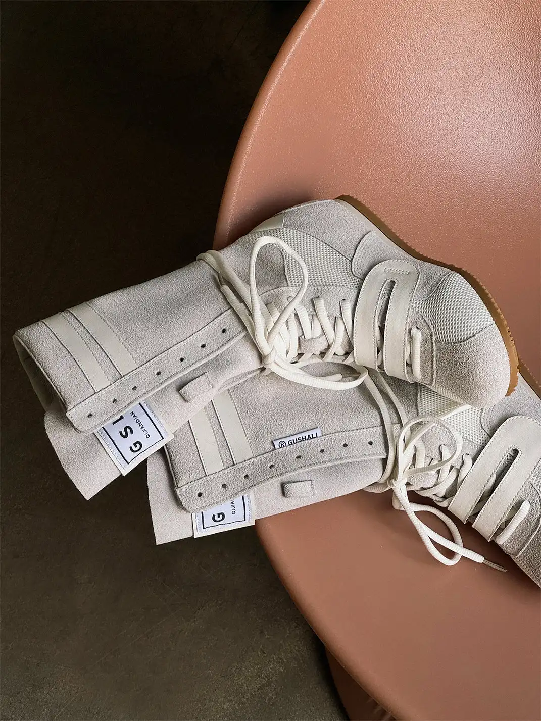 GSL | "Knockout Pro2.0" Hybrid Velcro Boxing Trainer Boots-White