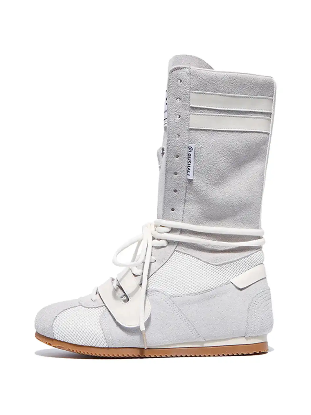 GSL | "Knockout Pro2.0" Hybrid Velcro Boxing Trainer Boots-White