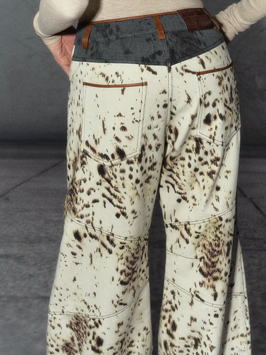 THE NEVERMORE | Leopard Loose Pants