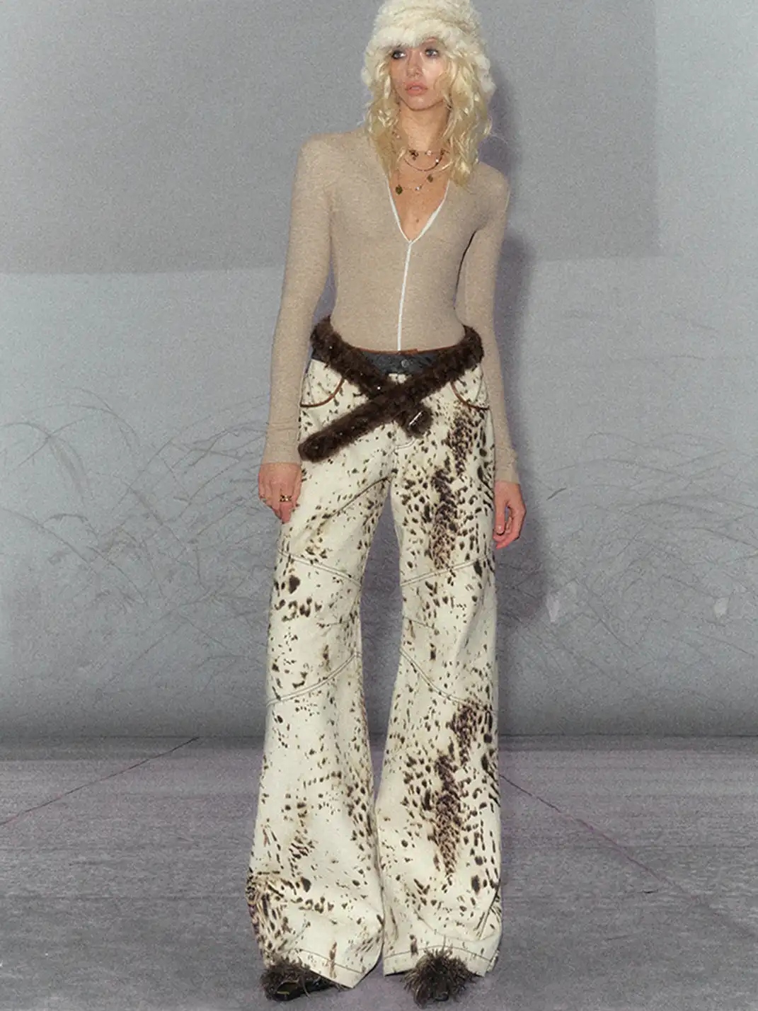 THE NEVERMORE | Leopard Loose Pants