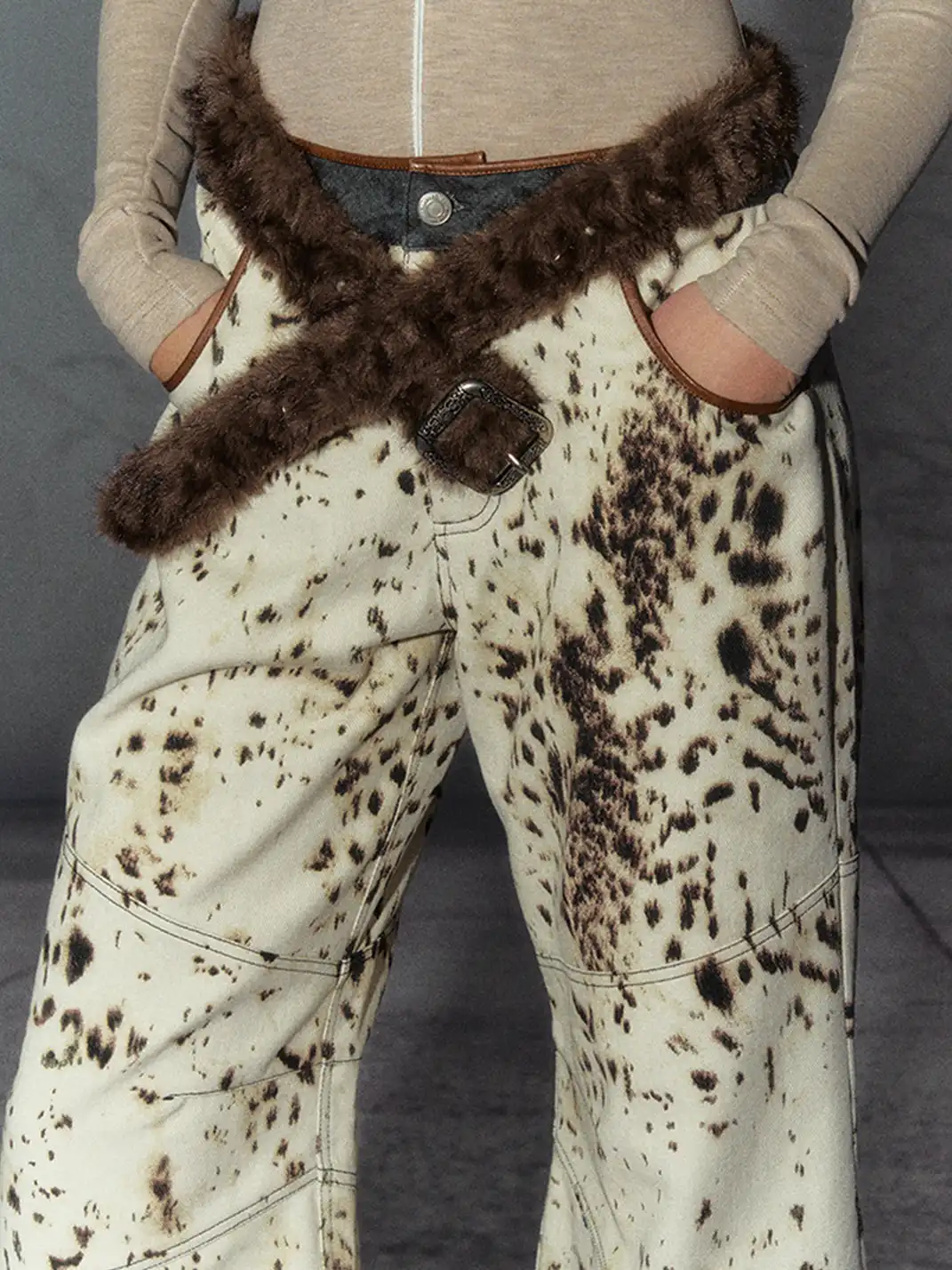 THE NEVERMORE | Leopard Loose Pants