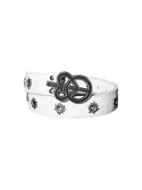 ROMAN CATCHER | "BULLET HOLE" Leather Belt