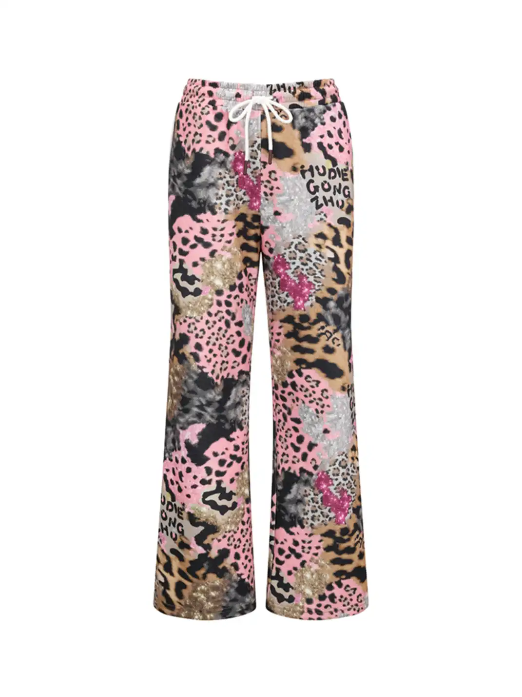 HUDIEGONGZHU | Animal Print Devil Horn Set