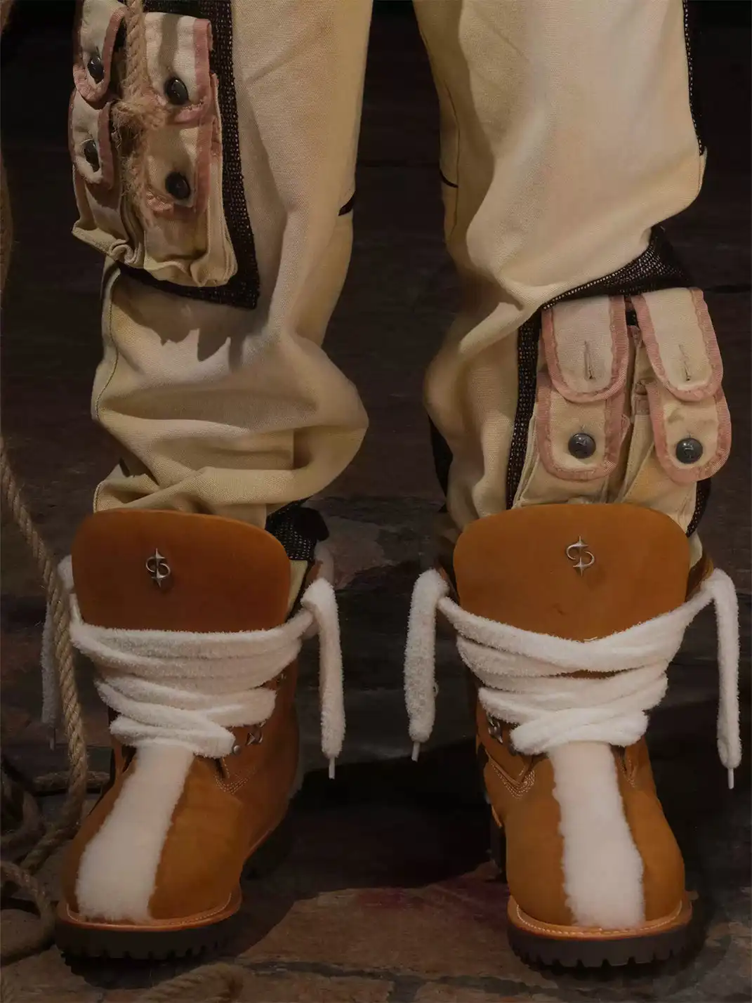 LE LOSANGE | "MOHAWK" Fleece Work Boots