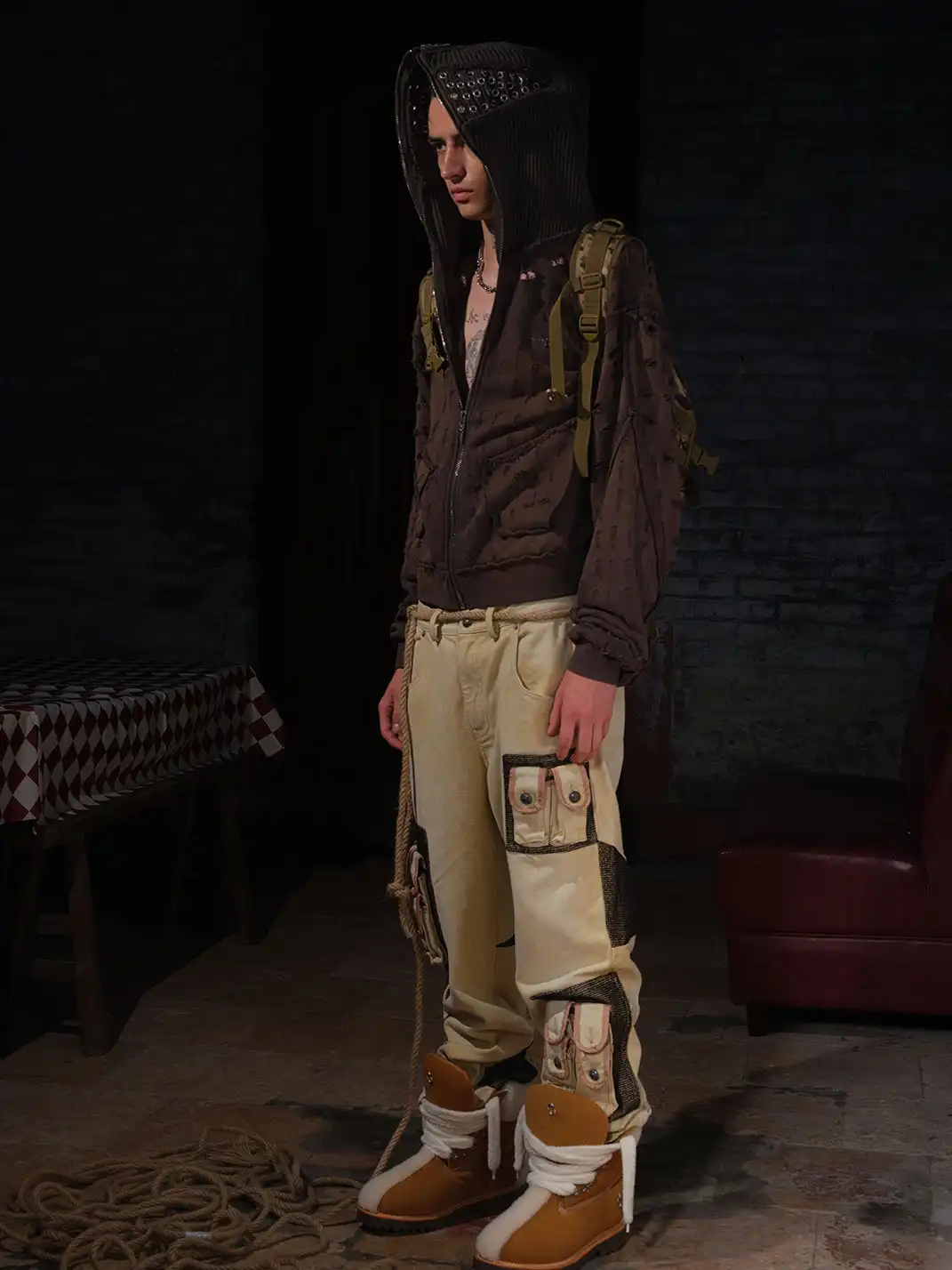 LE LOSANGE | "MOHAWK" Fleece Work Boots
