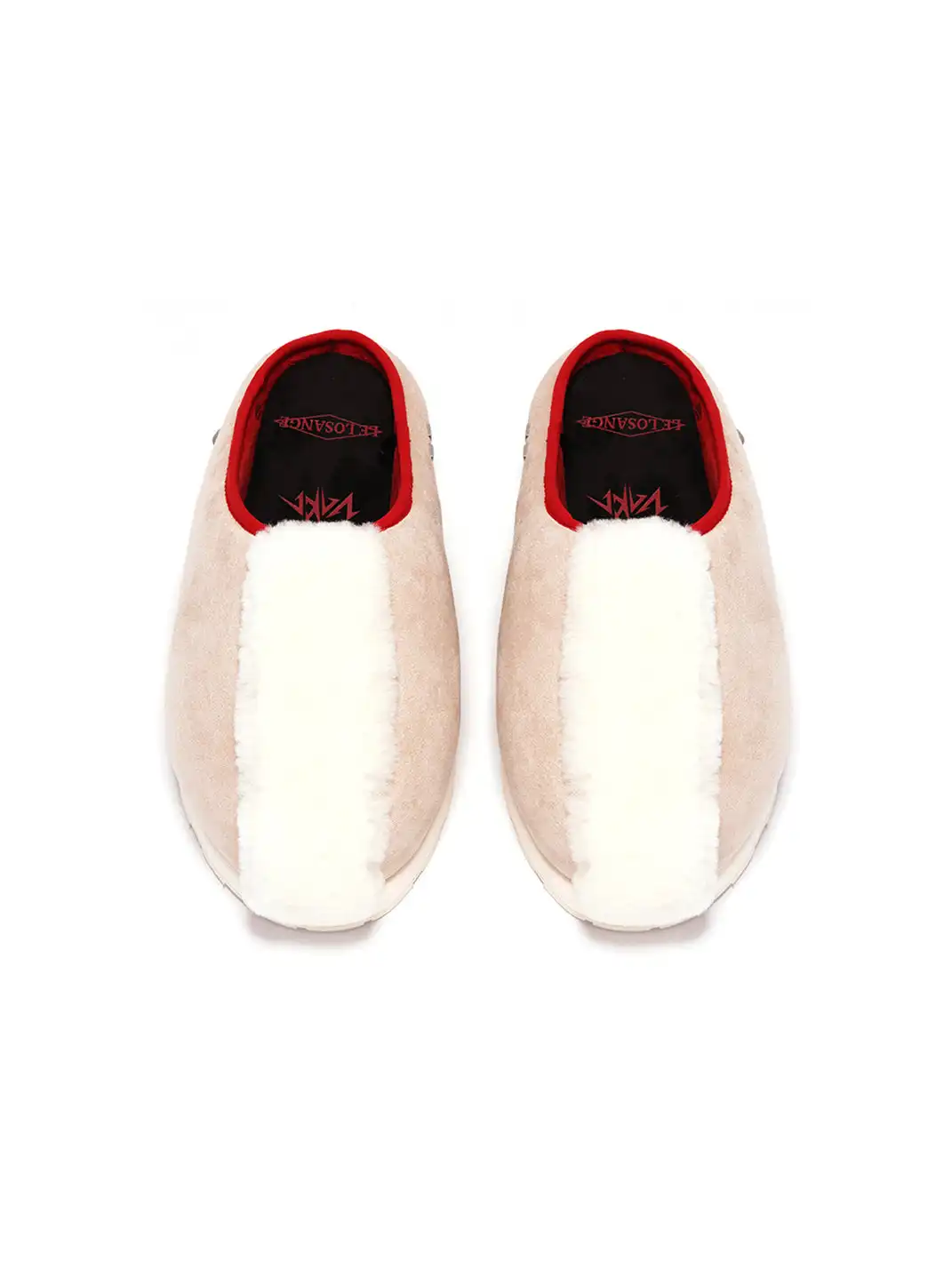 LE LOSANGE | "MOHAWK" Fleece Mules