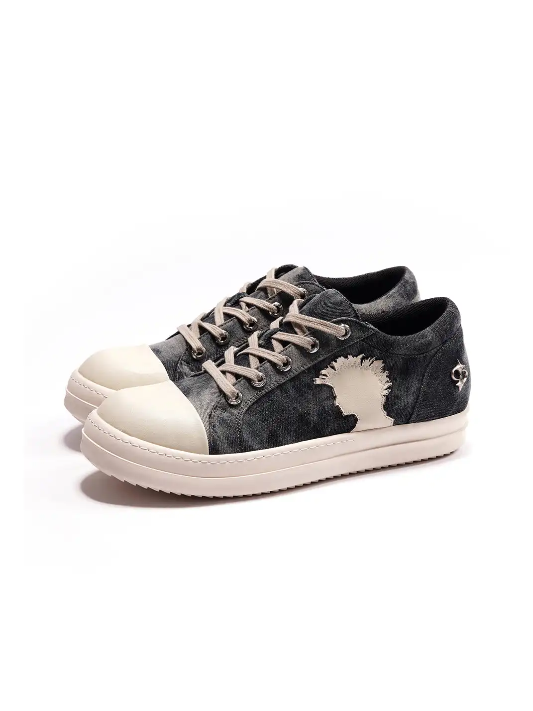 LE LOSANGE | "MOHAWK" Denim Skate Sneaker