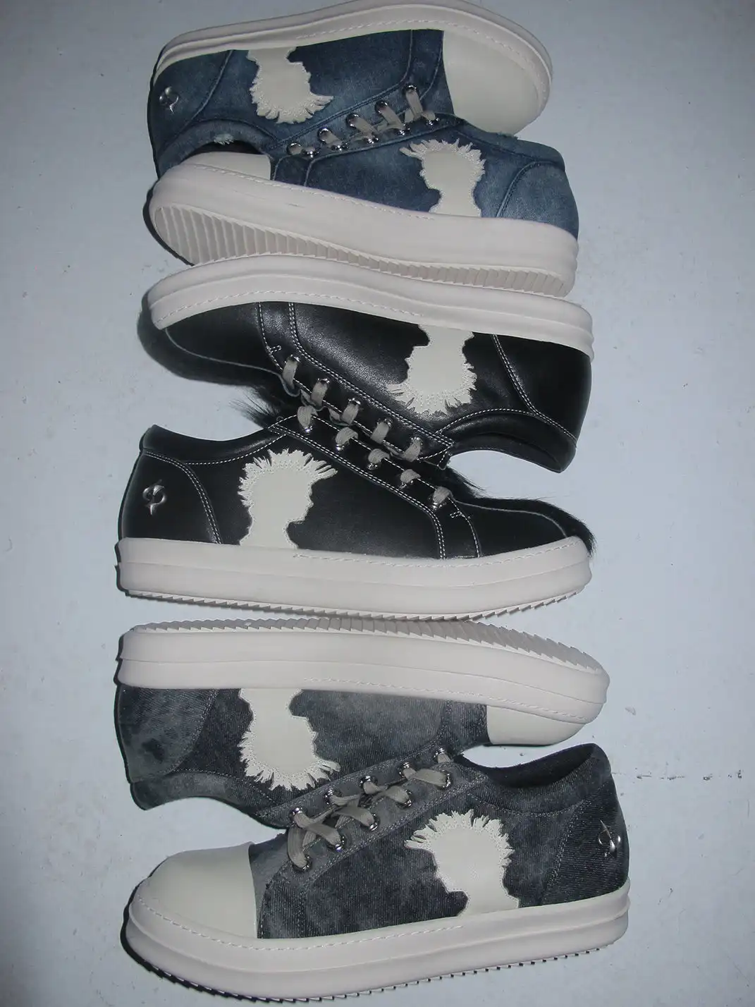 LE LOSANGE | "MOHAWK" Denim Skate Sneaker