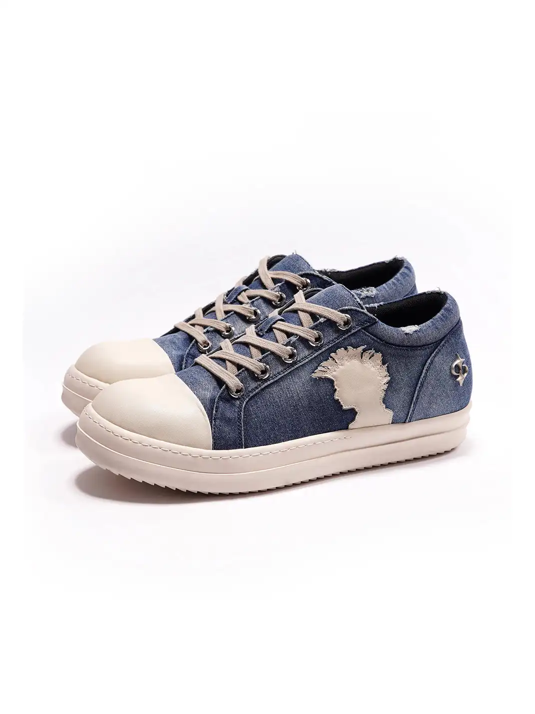 LE LOSANGE | "MOHAWK" Denim Skate Sneaker