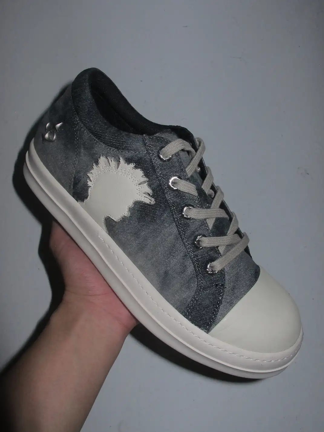 LE LOSANGE | "MOHAWK" Denim Skate Sneaker