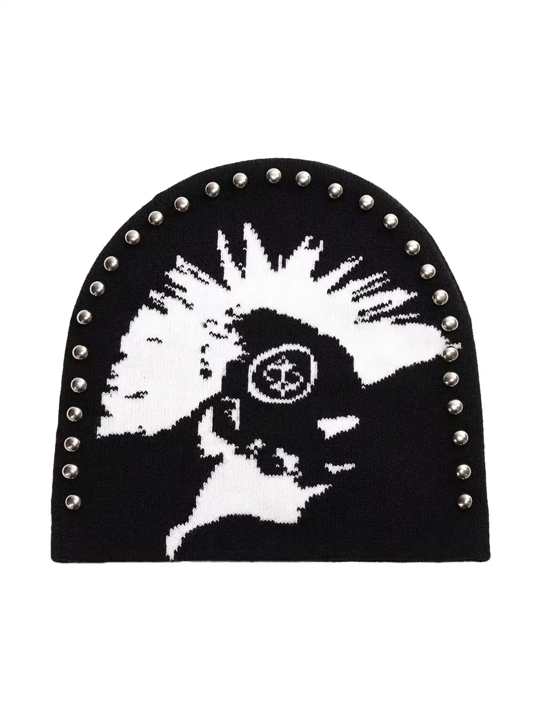 LE LOSANGE | "MOHAWK" Rivet Beanie