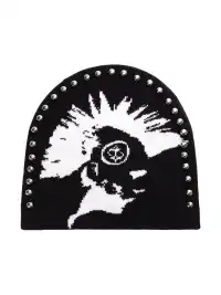 LE LOSANGE | "MOHAWK" Rivet Beanie