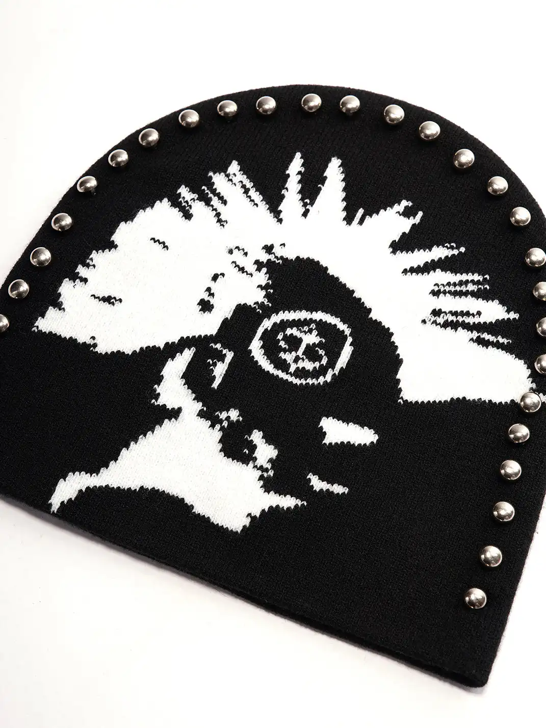 LE LOSANGE | "MOHAWK" Rivet Beanie