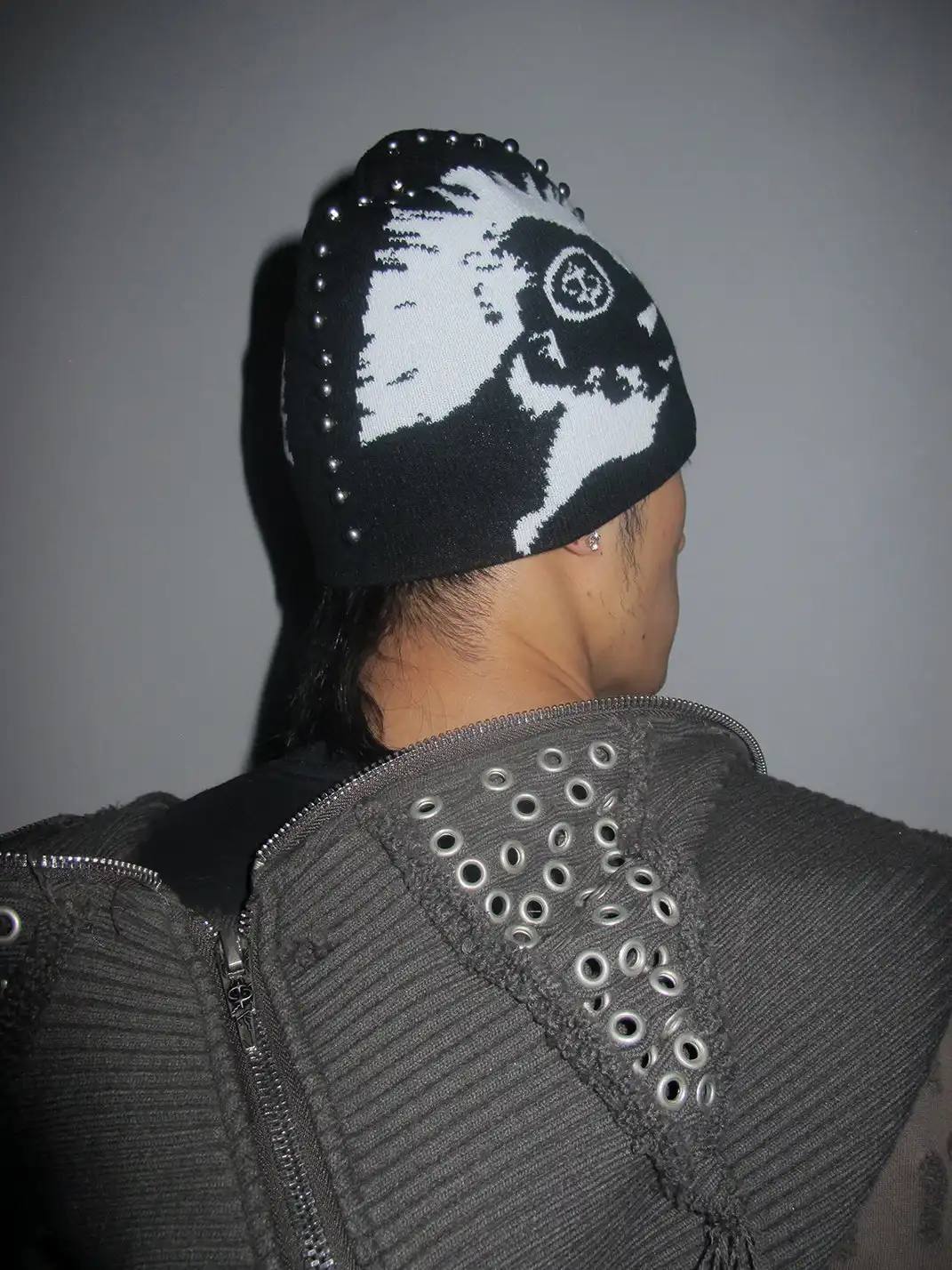 LE LOSANGE | "MOHAWK" Rivet Beanie