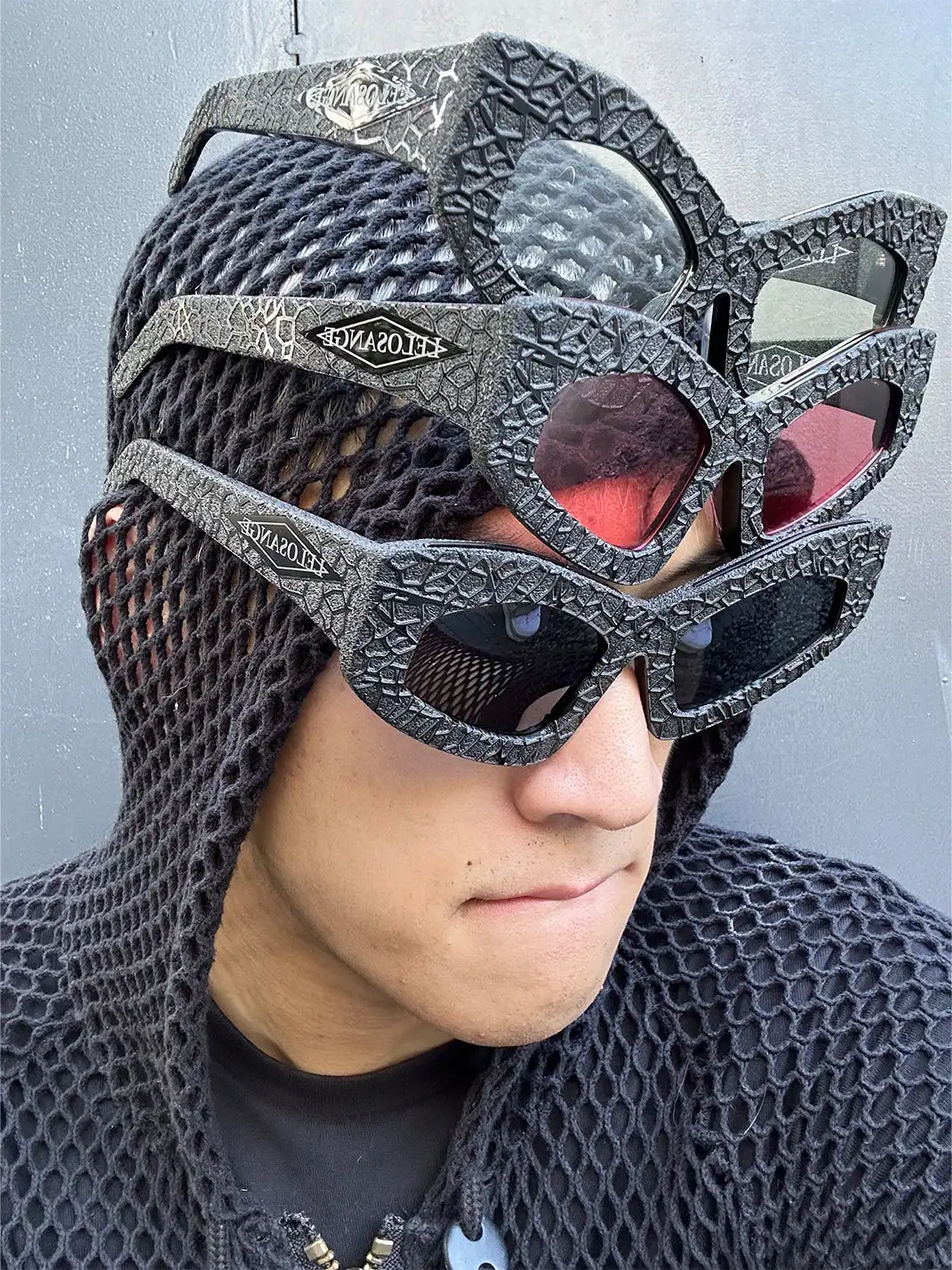 LE LOSANGE | "GRILL" Carbon Detachable Limited Sunglasses
