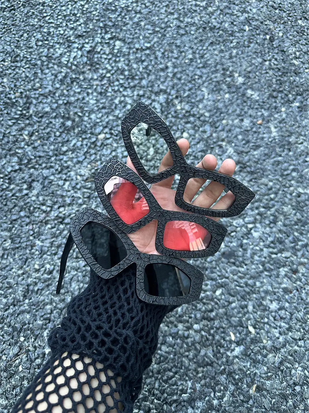 LE LOSANGE | "GRILL" Carbon Detachable Limited Sunglasses