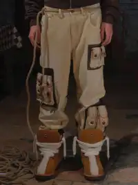 LE LOSANGE | Utility Cargo Canvas Pants