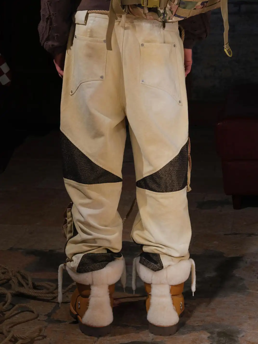 LE LOSANGE | Utility Cargo Canvas Pants