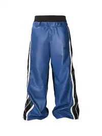LCE | Color Block Racing Leather Pants