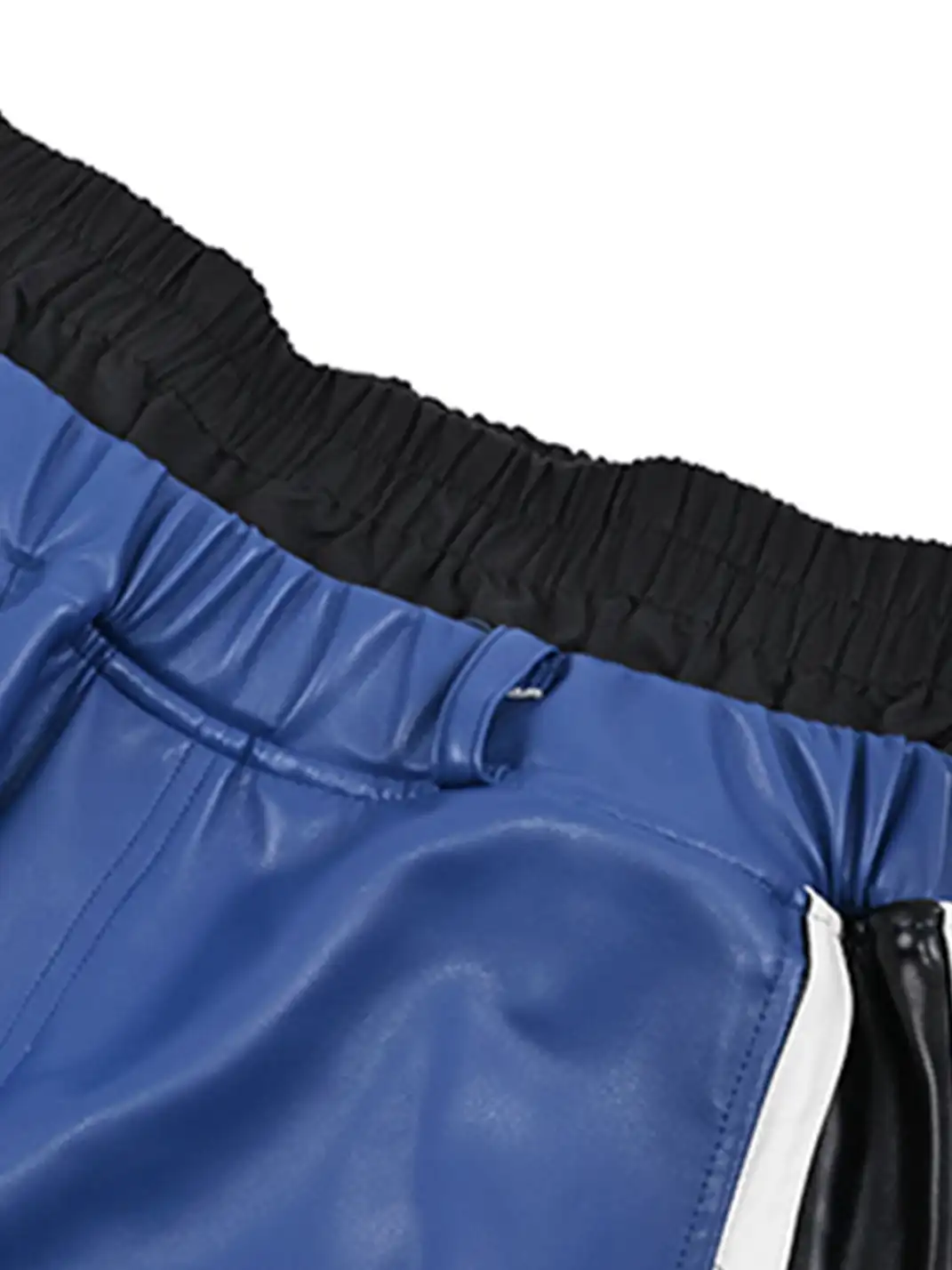 LCE | Color Block Racing Leather Pants