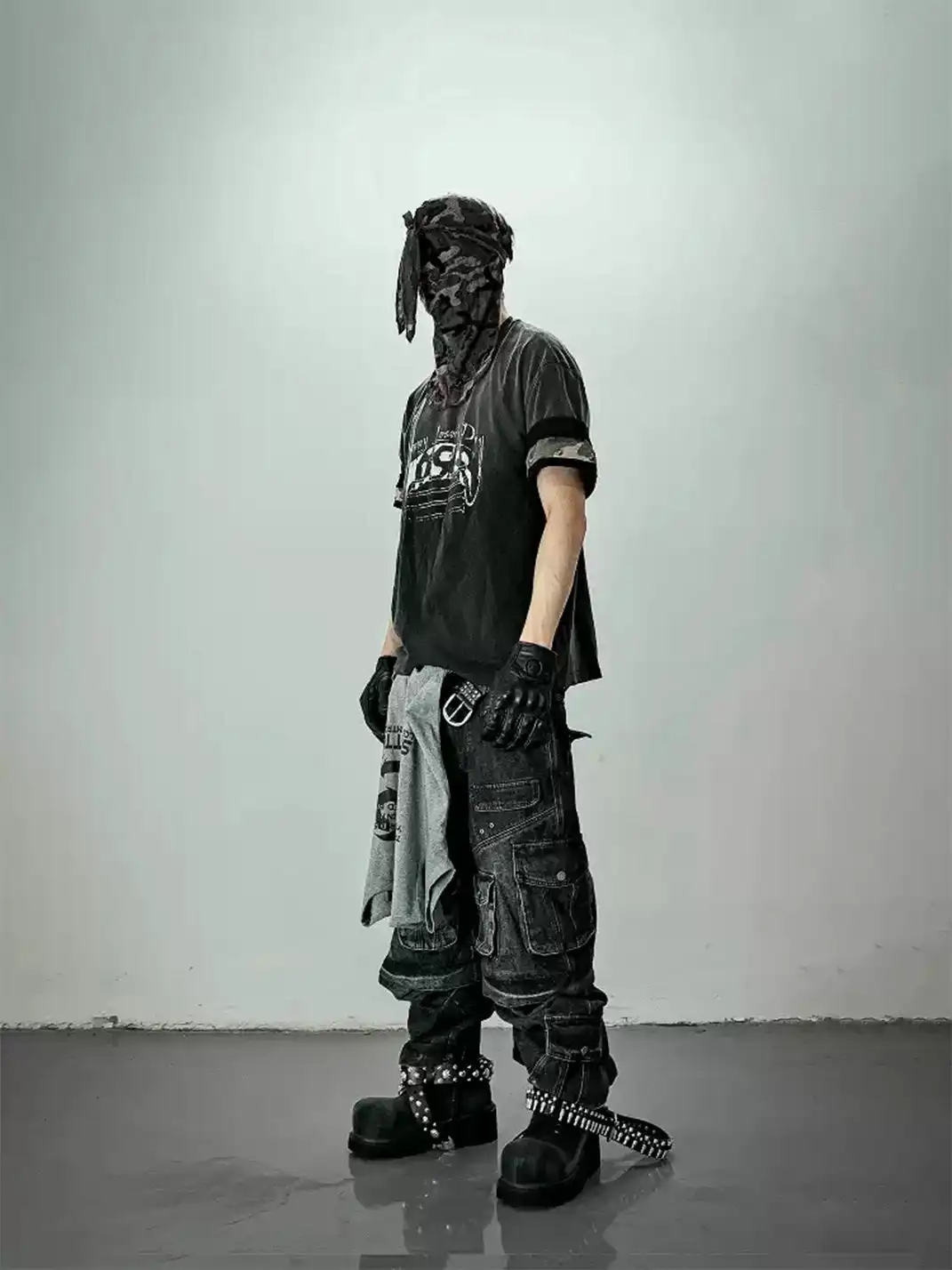 LCE | Distressed Utility Cargo Jeans