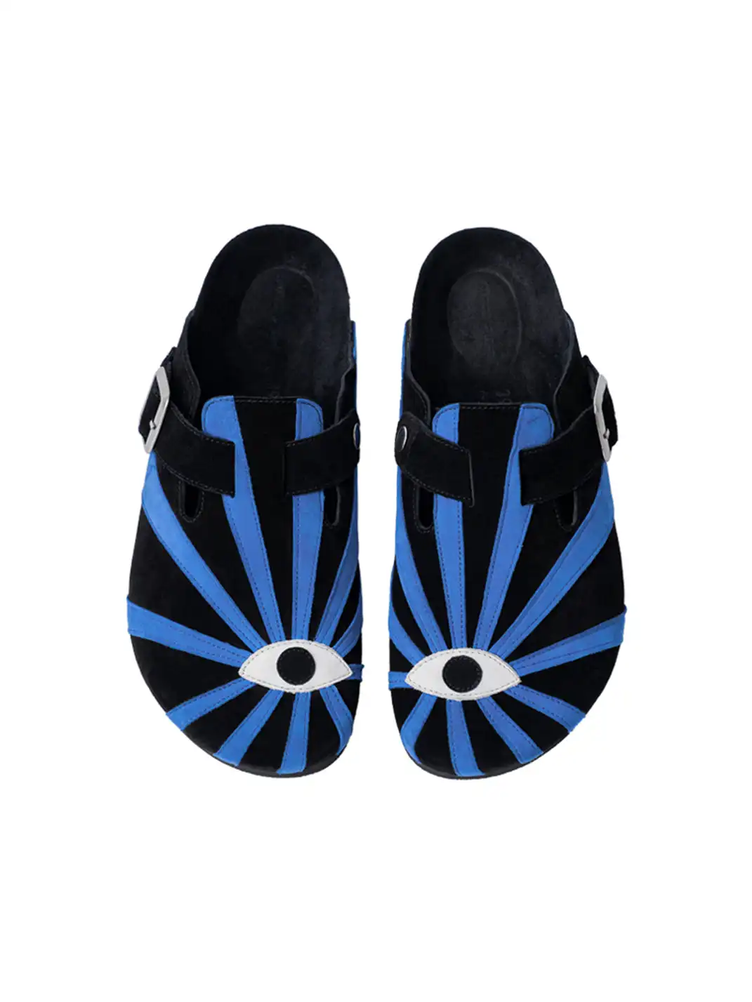 SYMBOLS OF LIGHT | "EYES OF LIGHT" Birkenstocks - Blue