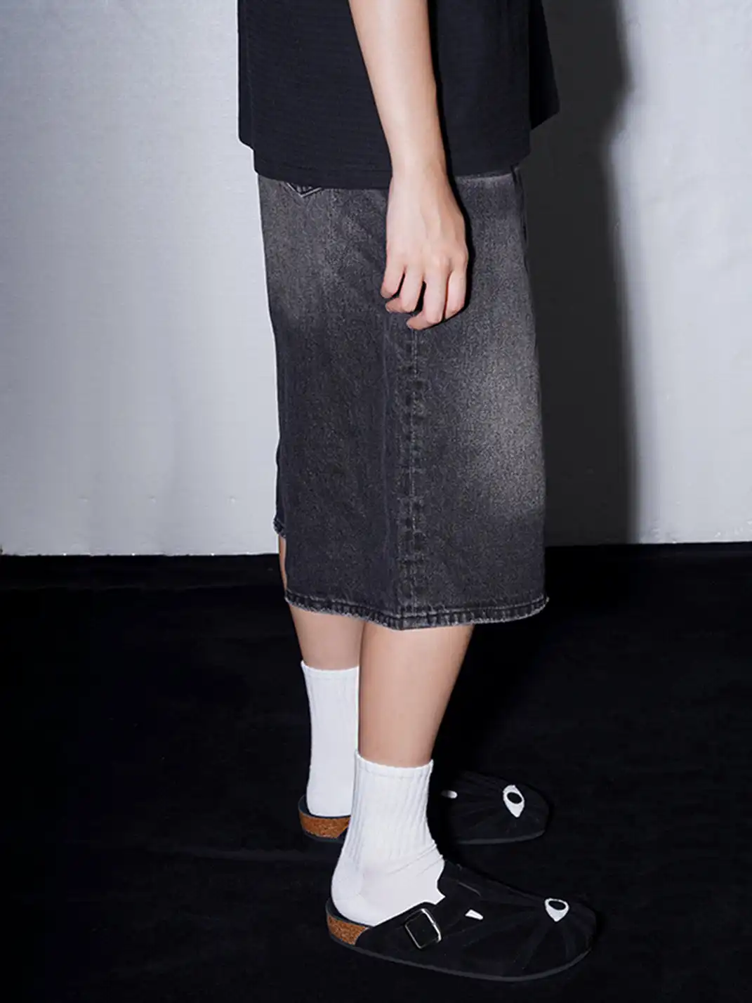 SYMBOLS OF LIGHT | "EYES OF LIGHT" Birkenstocks - Black