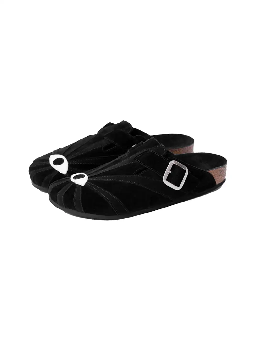 SYMBOLS OF LIGHT | "EYES OF LIGHT" Birkenstocks - Black