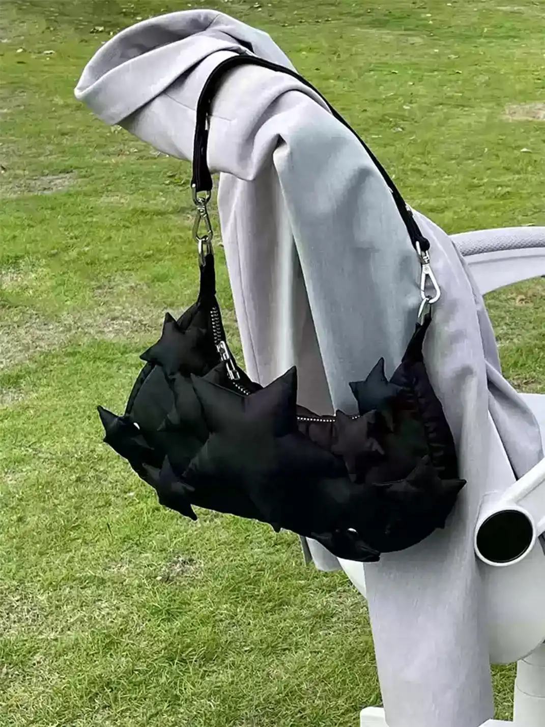 SYMBOLS OF LIGHT | "STARS OF LIGHT" Half Moon Bag