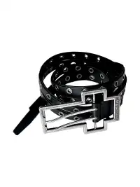 ATA NOTHINGNESS | Cross Leather Belt
