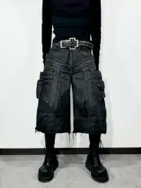 ATA NOTHINGNESS | Waxed Utility 3/4 Shorts