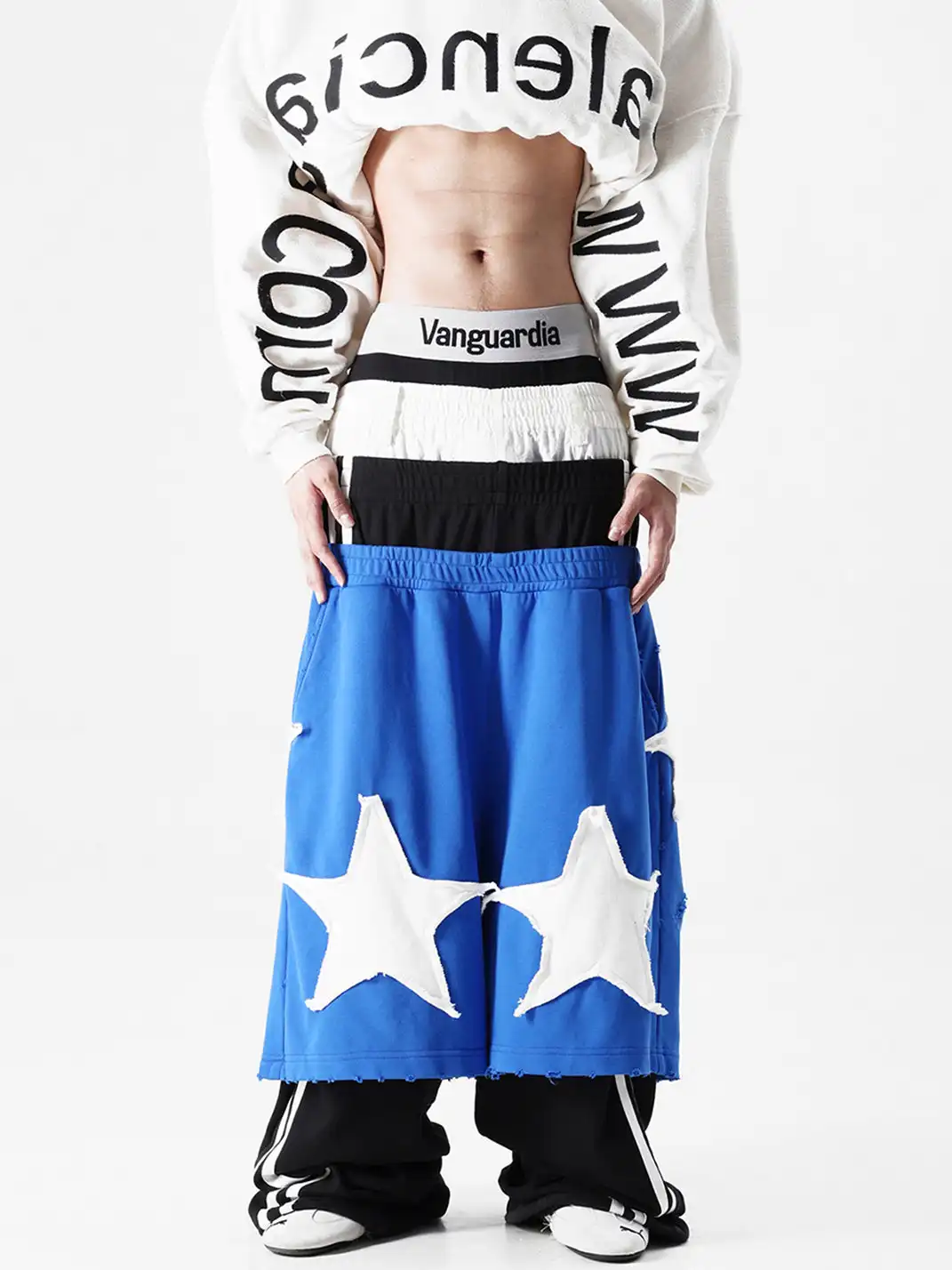 VANGUARDIA | Multiwaist Patch Sweatpants